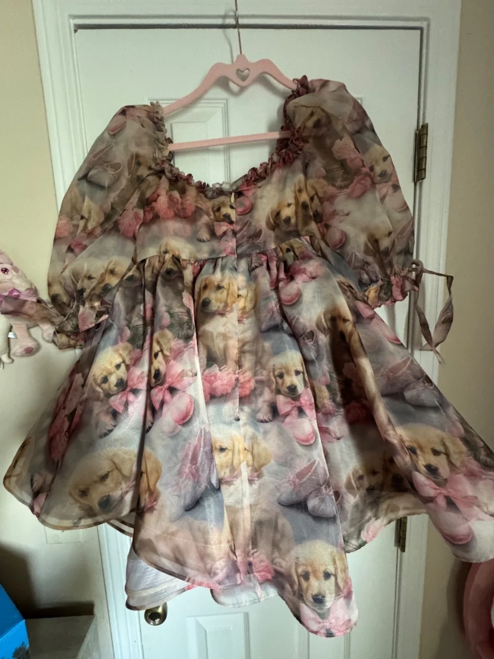 Selkie Golden Paradise Mini Shabby Chic Dress - Picture 3 of 4